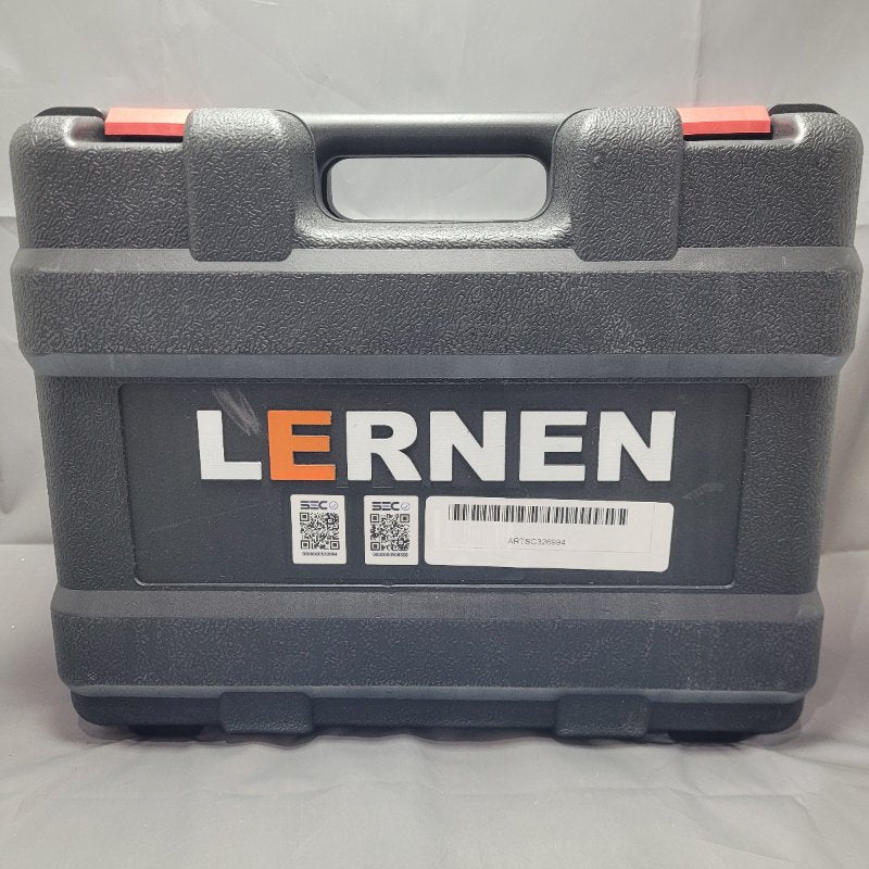 Taladro Inalámbrico Lernen Percutor 2 Baterías 13mm Amarillo 5
