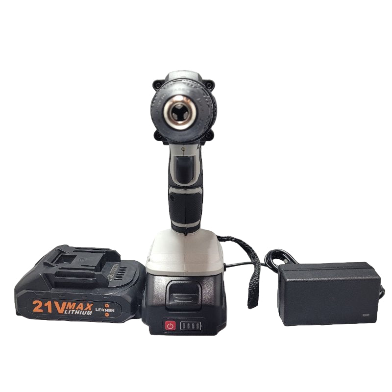Kit Taladro Destornillador Lernen 21v + 2 Baterias