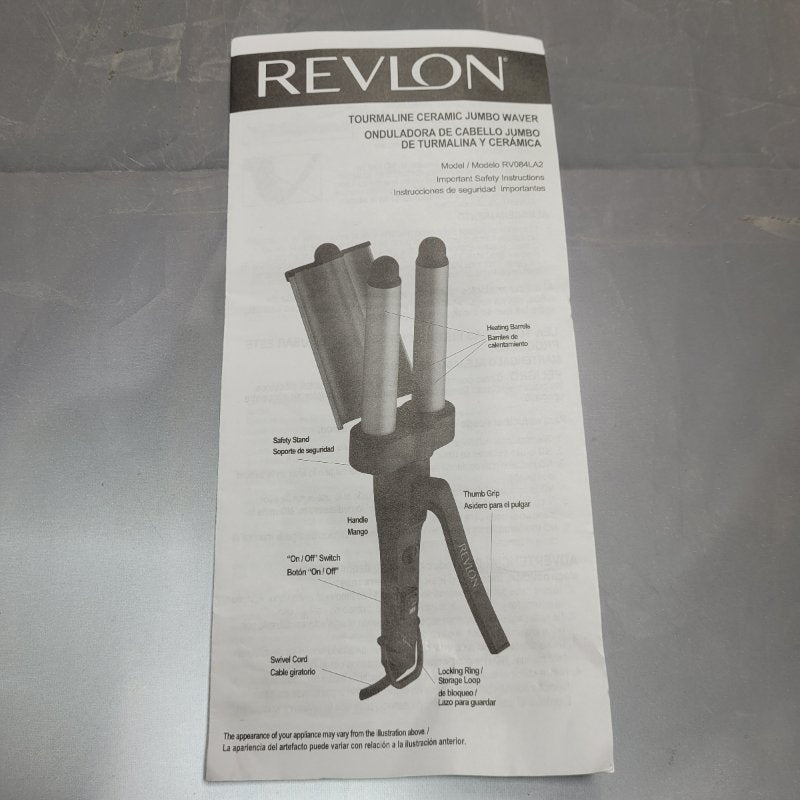 Onduladora De Cabello Revlon Rv084la2 Gris