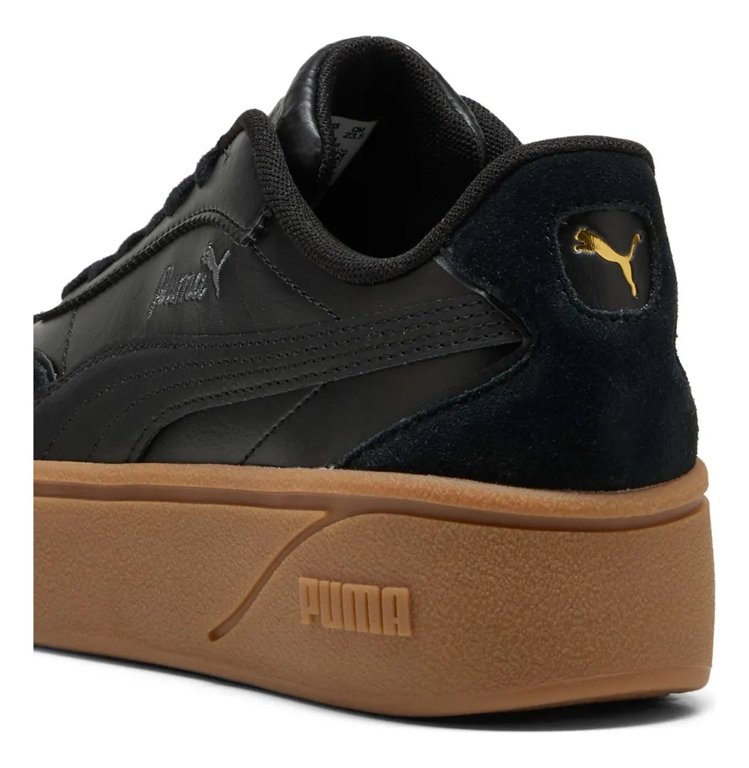 Zapatos Puma Club II Era Platform Lux Femenino, Negro
