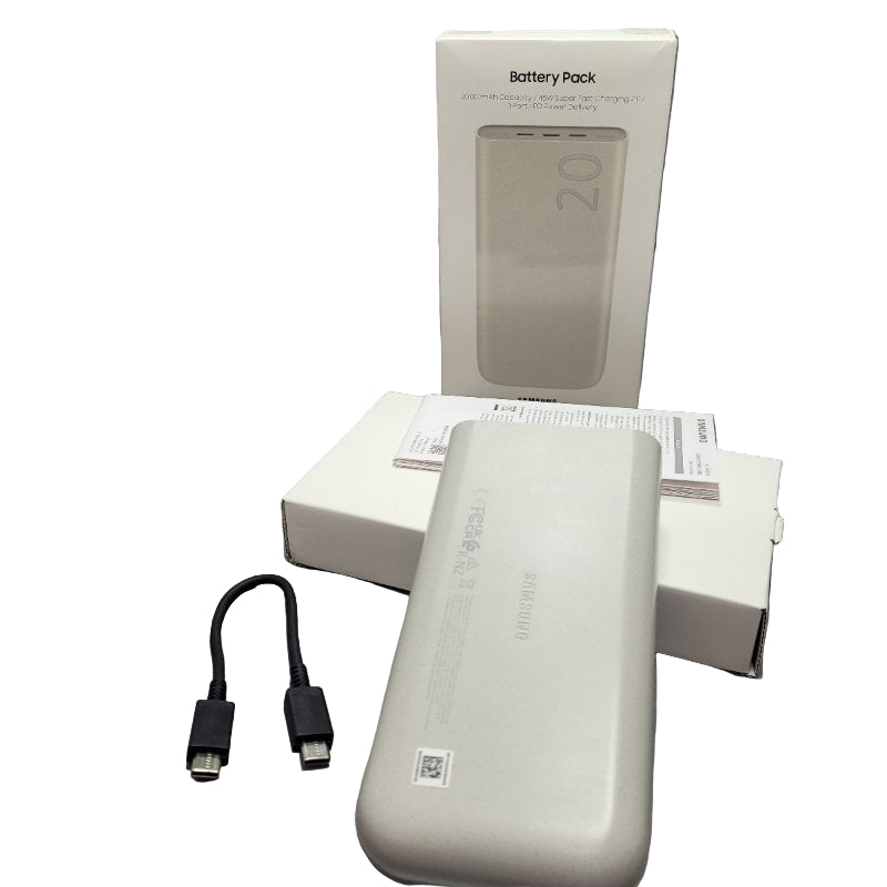 Cargador Usb C Samsung 45w Eb-P4520xuegww Beige 20.000 Mah