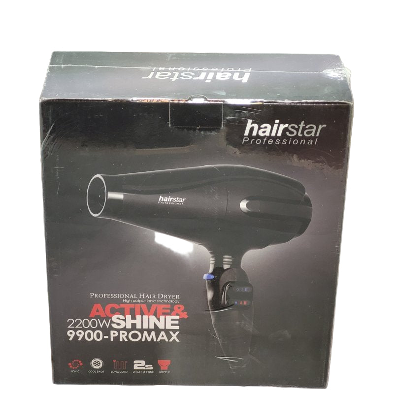 Secador De Pelo Hairstar 9900-Promax Negro 2200w