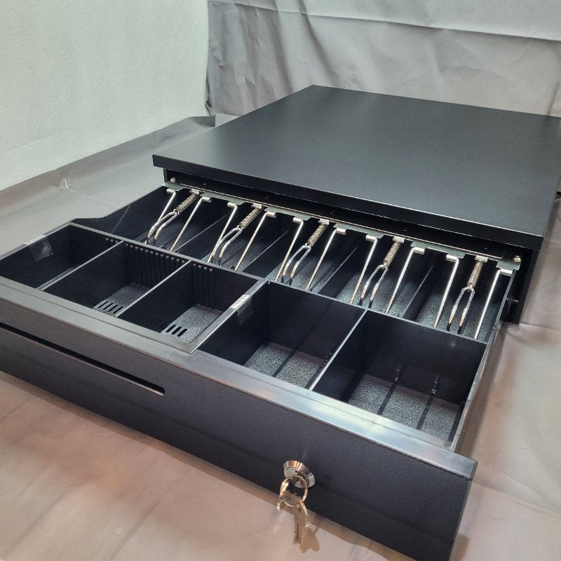 Caja Gaveta De Dinero Registradora Metalica Electronica Nt-335 Negro