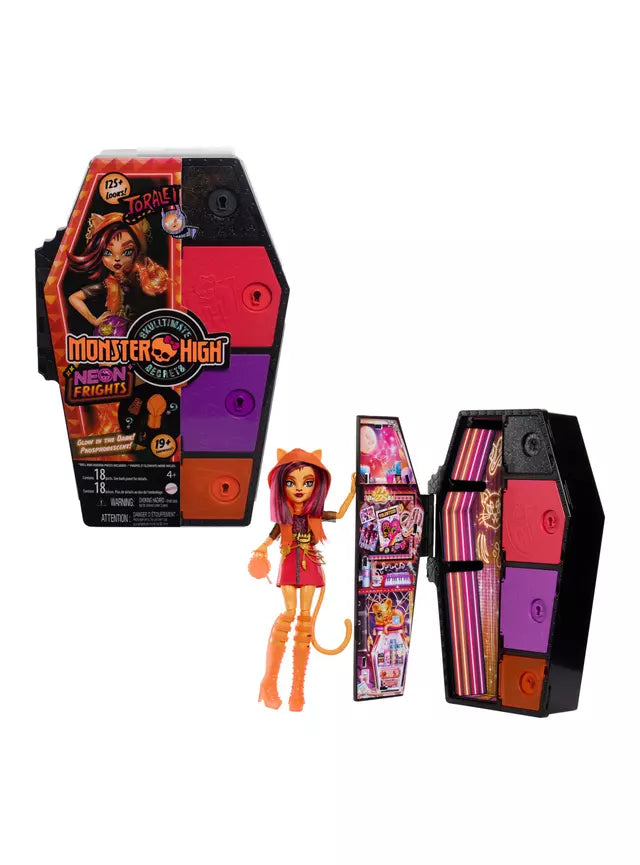 Muneca  Monster  High Mattel Toralei Skulltimate Secrets Neon Nina