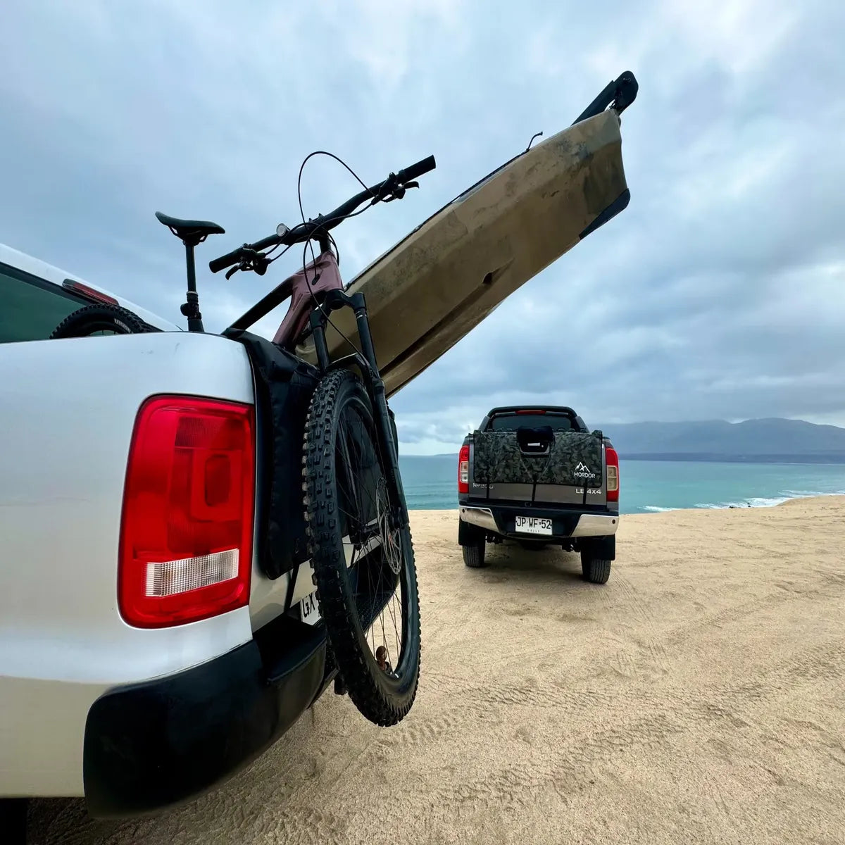 Porta Bicicletas para Camionetas Pickup Portalón - Verde Musgo