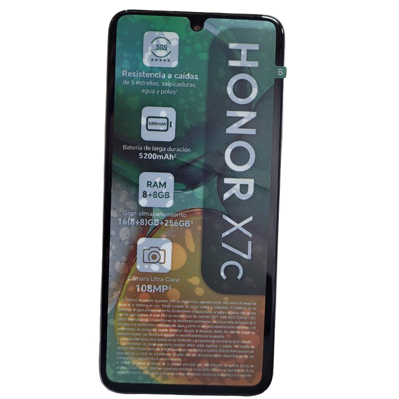 Celular Honor X7c 256gb Ram 8gb Alt-Lx3 Blanco Lunar