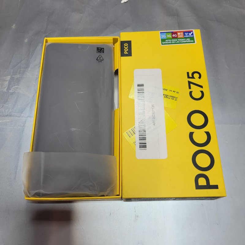 Celular Xiaomi Poco C75 2410 fpcc 5g Negro Ram: 8gb / Rom: 256gb