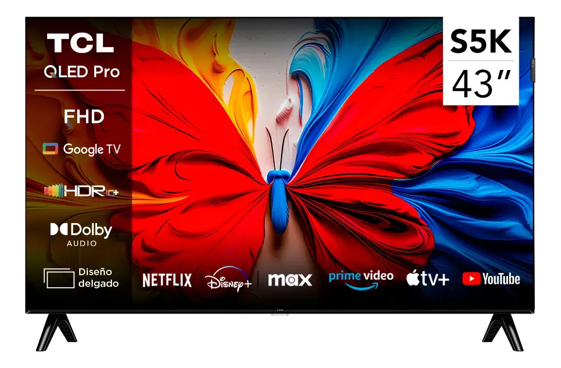 Smart TV QLED TCL 43S5K 43 pulgadas