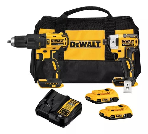 Juego Combinado Taladro/Destornillador / Destornillador de Impacto Dewalt DCK240C2