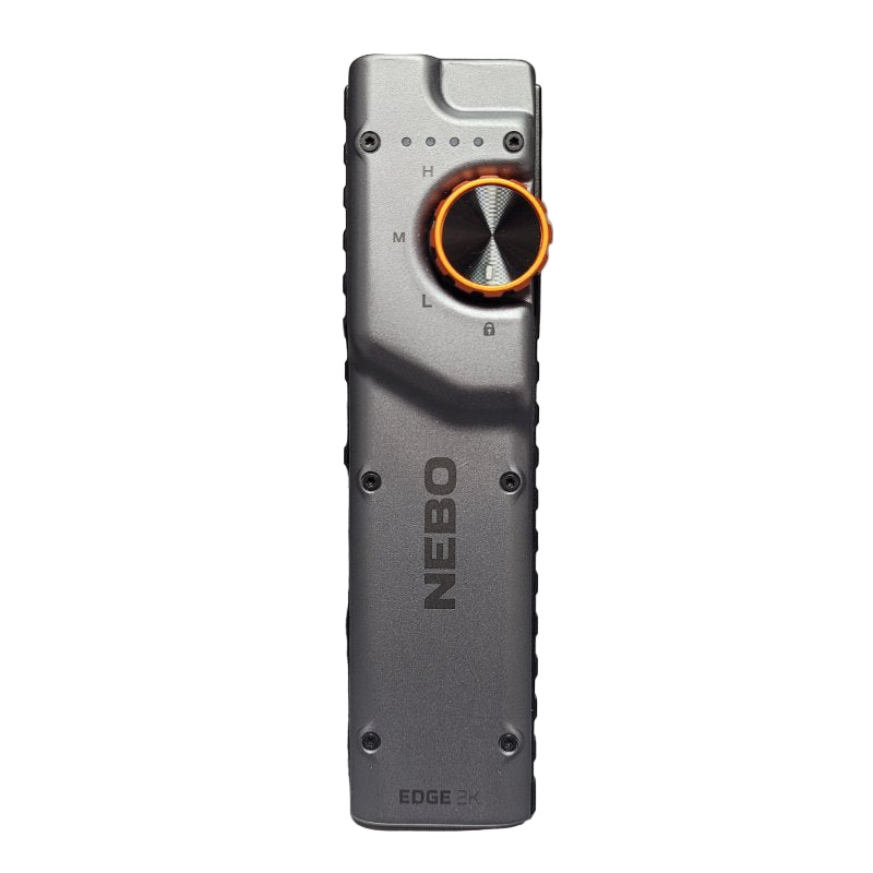 Linterna Tactica Recargable Nebo Edge 2k De Bolsillo Black 2000 Lumenes