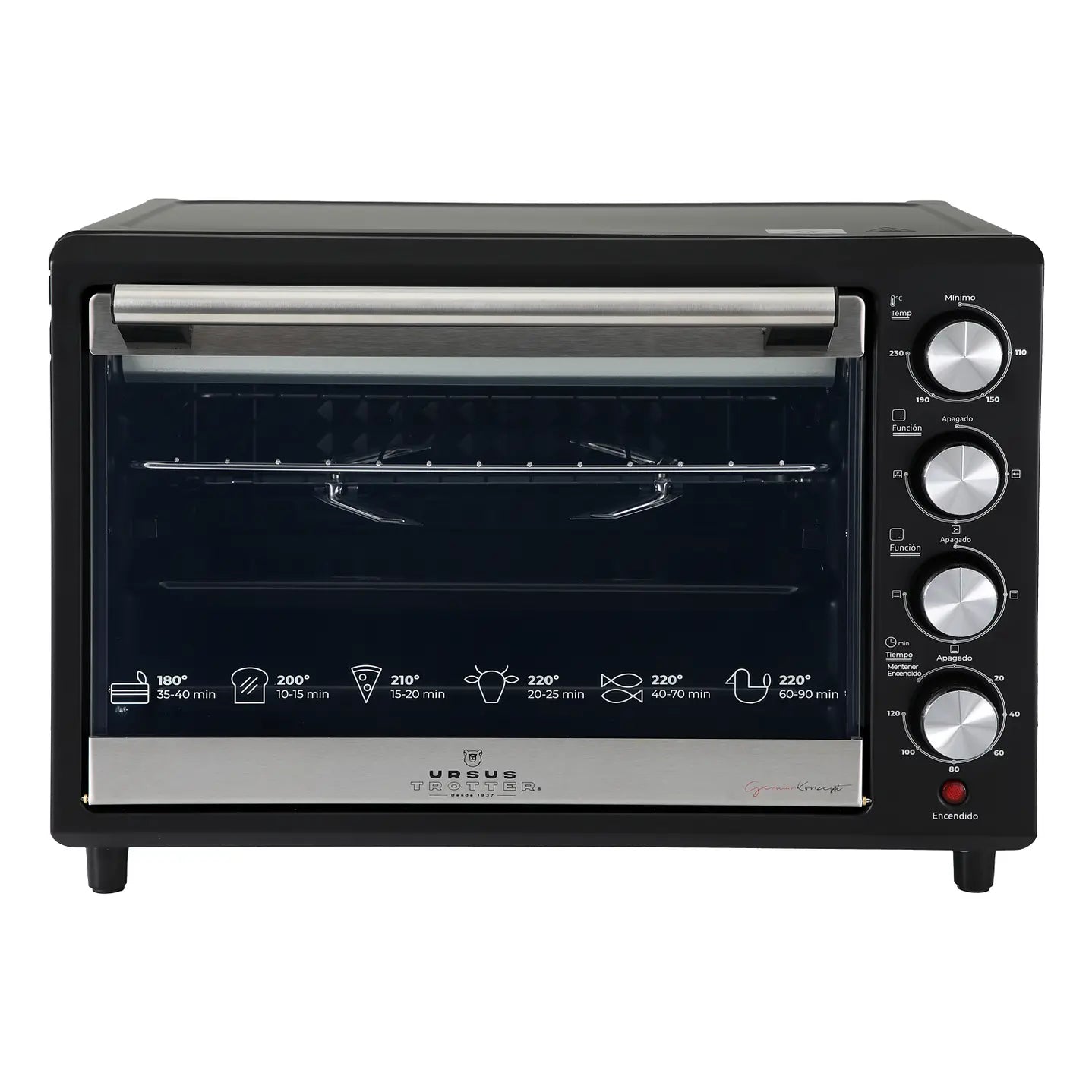 Horno Eléctrico URSUS TROTTER PRO-B 38 Litros Negro