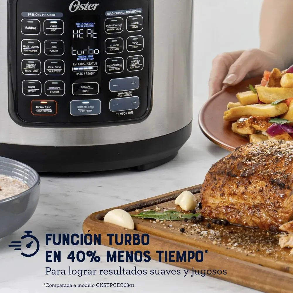 MultiOlla Turbo Multicooker Oster CKSTPCECT57DF Gris 5.7 Litros