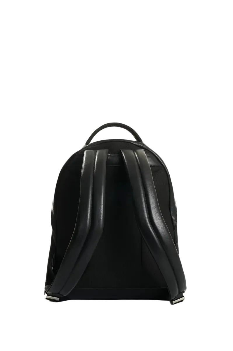 Mochila Velez Cuero Natural Floral - Tierra Negro