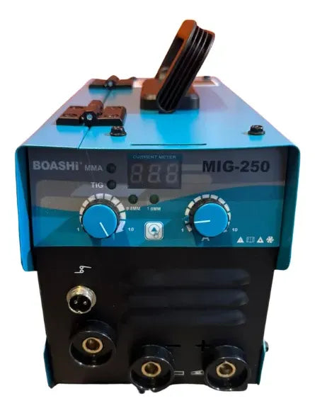 Soldadora Eléctrica MIG-250 Boashi Azul Acero