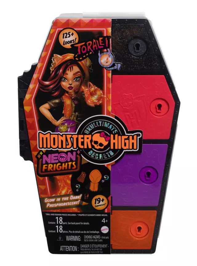 Muneca  Monster  High Mattel Toralei Skulltimate Secrets Neon Nina