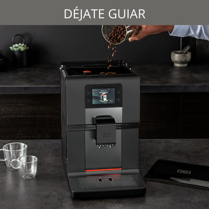 Cafetera Krups Intuition Preference+ EA875U10, Gris