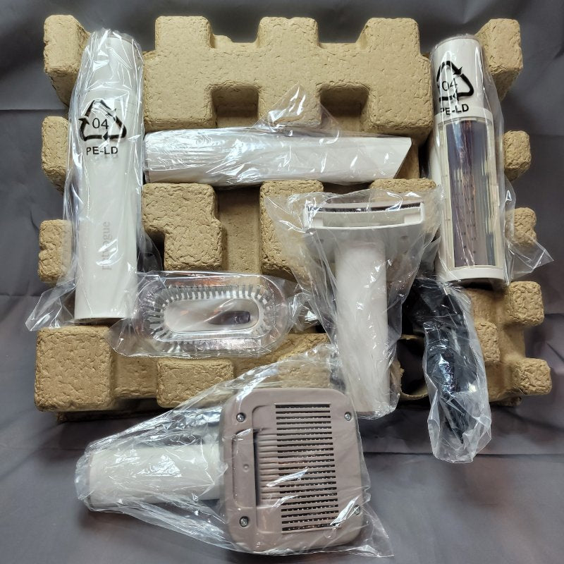 Kit De Aseo Para Perros Y Aspiradora Cortadora Pet Vogue 6 En 1 Blanco