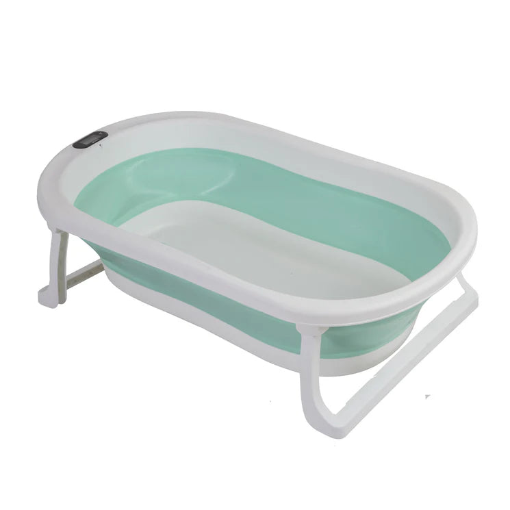 Bañera Plegable Con Hamaca Bebesit Jelly 1614 Verde Agua