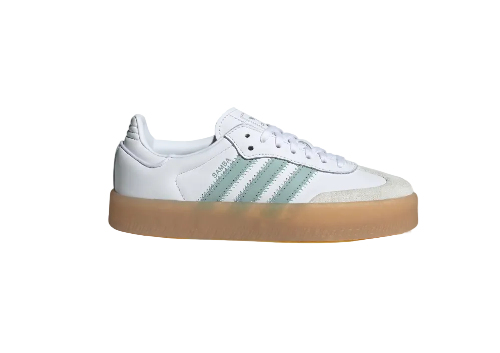 Zapatillas Adidas Sambae Blancas - Talla 5 US Femenino (22 cm)