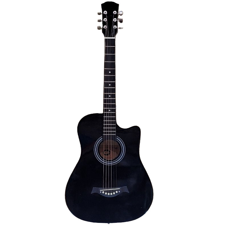 Pack Guitarra Electroacústica Negro