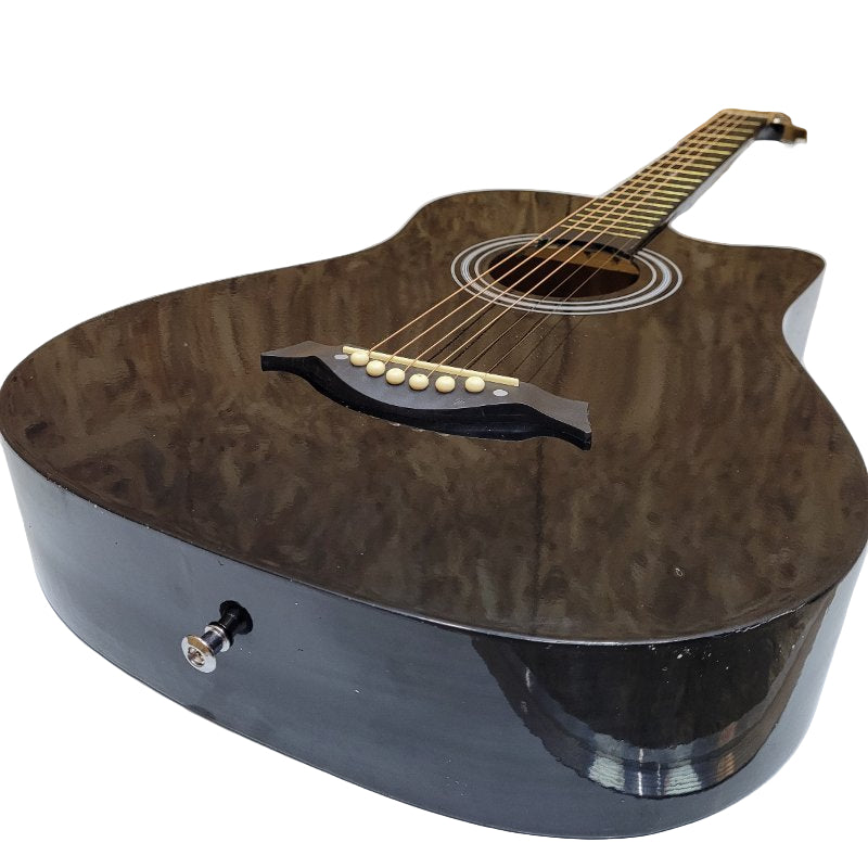 Pack Guitarra Electroacústica Negro