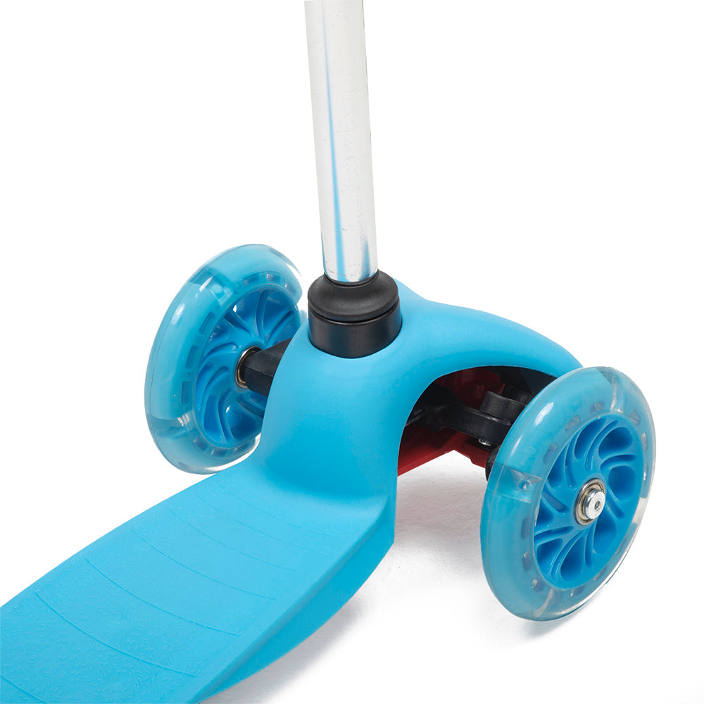 SCOOTER MONOPATÍN PLEGABLE LUZ LED NIÑO S1 AZUL Kanggu [Open box] [Est]