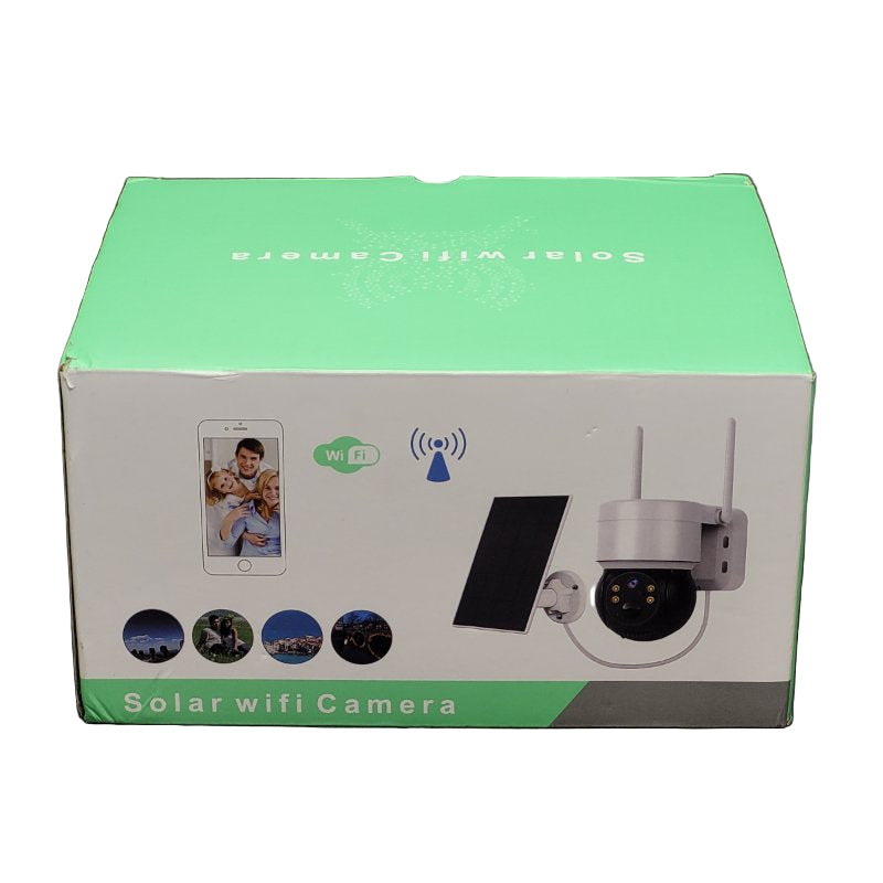 Cámara Solar Wifi Genérico X8766 Blanco
