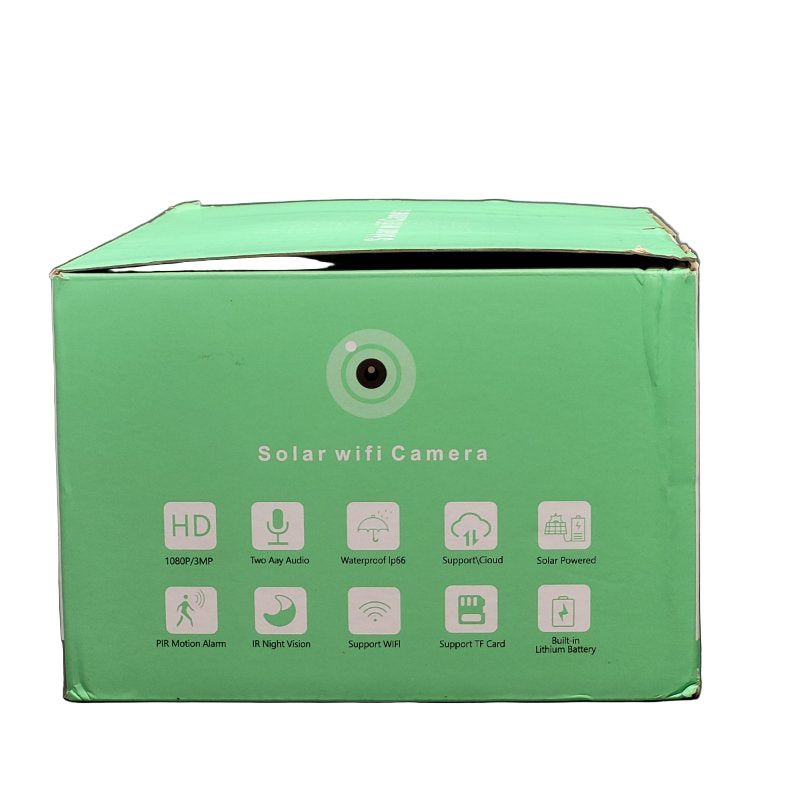 Cámara Solar Wifi Genérico X8766 Blanco