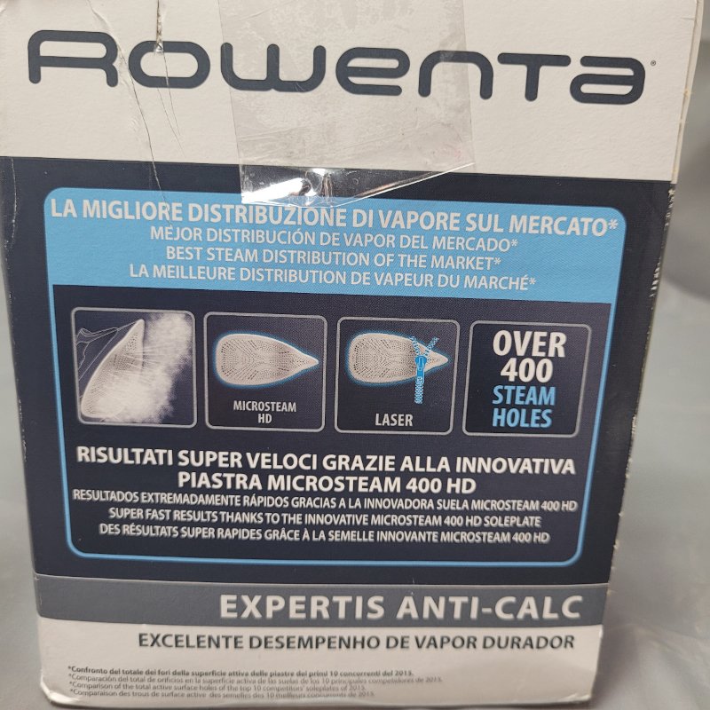Plancha A Vapor Expertis Anti-Calc Rowenta Dw7025d1