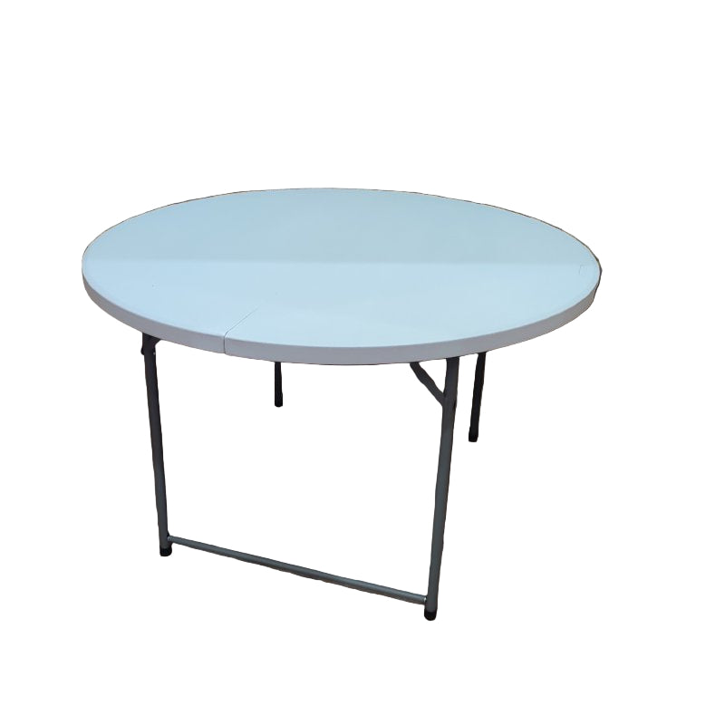 Mesa Redonda Plegable Northwest Blanco 122x61x8cm