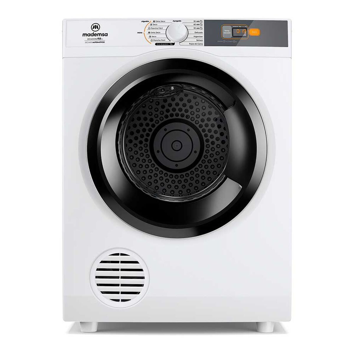 Secadora Automática Carga Frontal Mademsa 9DBZG Pro 9 kilos