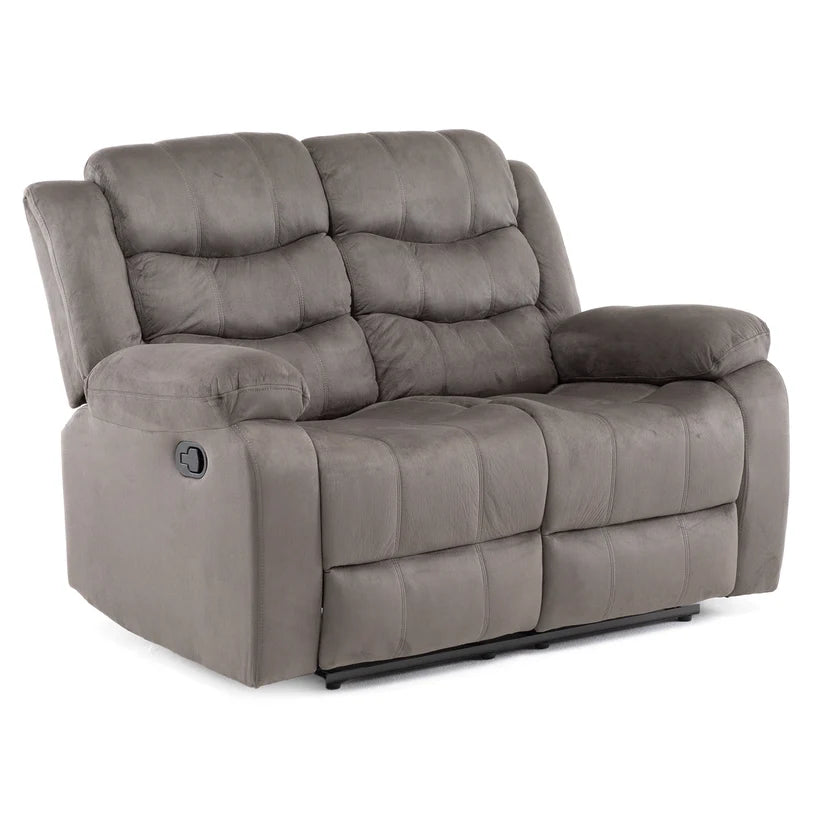 Sofá 2 Cuerpos Reclinable Daniels Norman Elephant Gris