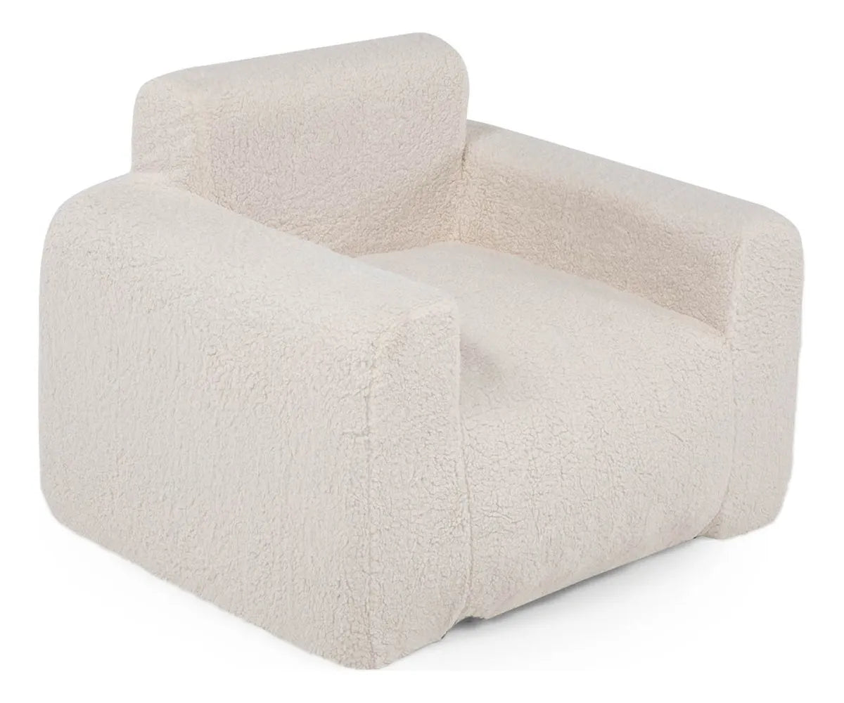 Pouf Tipo Sillón Relan FM2402 Beige - 80x96x76 cm