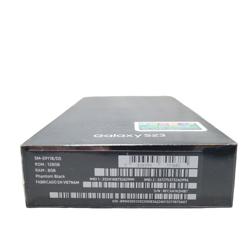 Celular Galaxy S23 Samsung Sm-S911b/Ds 128Gb 8gb Negro Fantasma