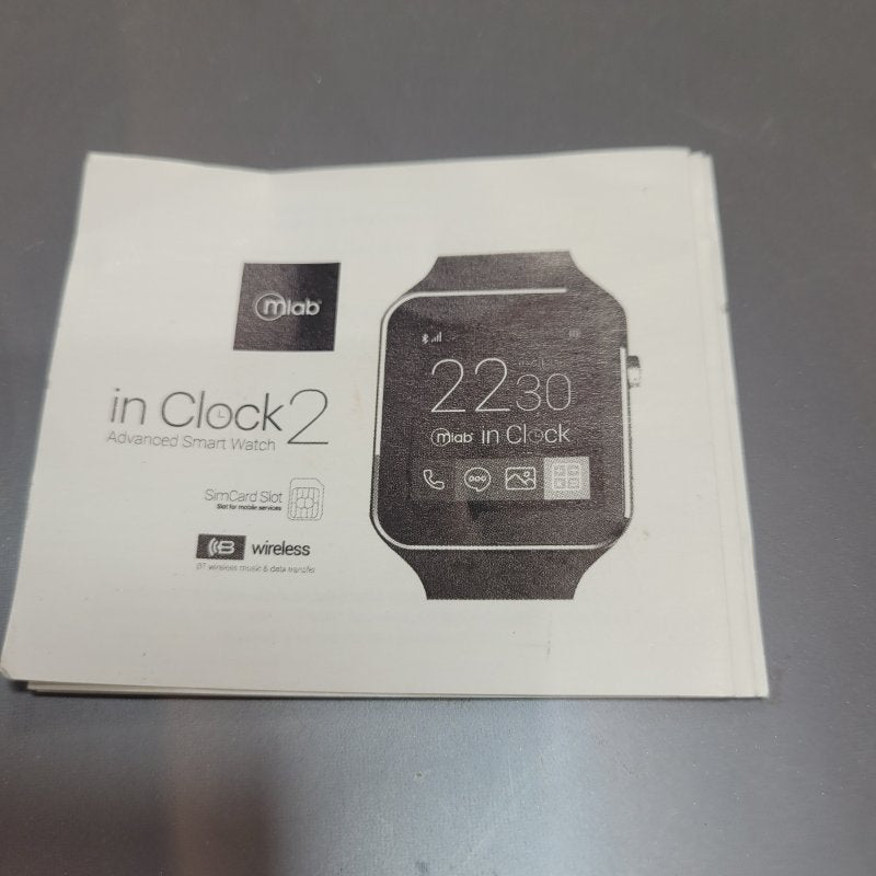 Reloj  Inteligente Smart Watch Mlab In Clock 2 Negro