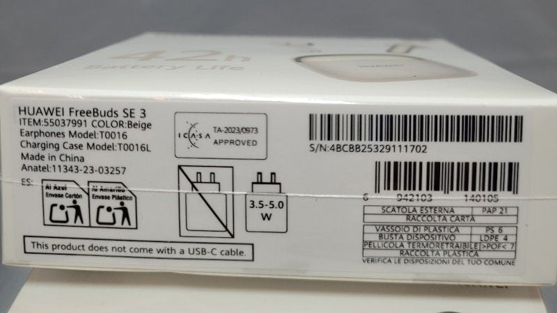 Audífonos Inalámbricos Huawei Freebuds Se 3 T0016 Blanco