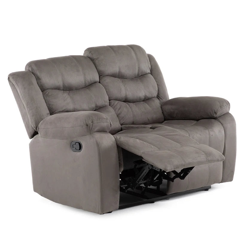 Sofá 2 Cuerpos Reclinable Daniels Norman Elephant Gris