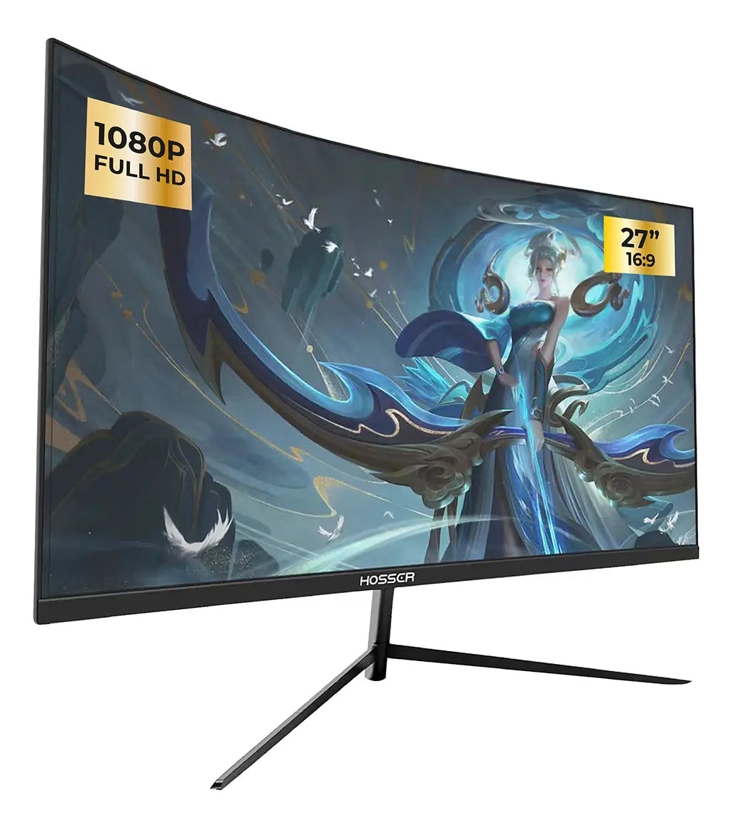 Monitor de PC HossCr Pantalla Curva 27 Pulgadas