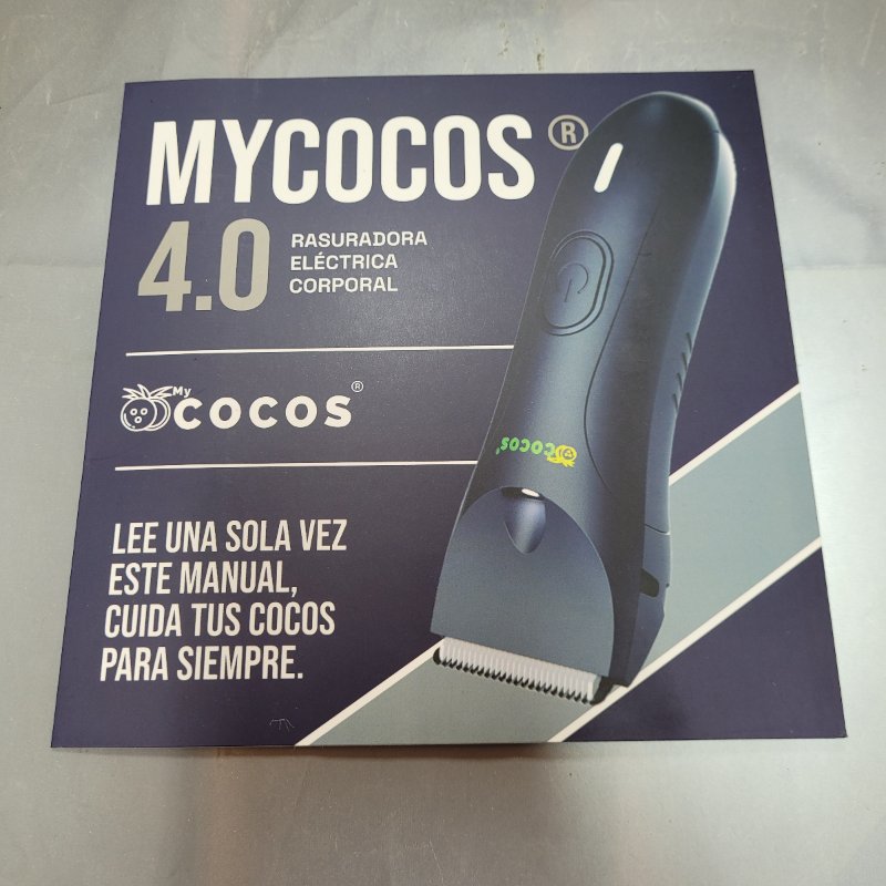 Rasuradora Eléctrica Corporal MyCocos 4.0 Inalámbrica Azul