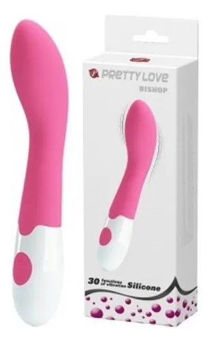 Vibrador Consolador Pretty Love Bishop 30 Niveles de Vibración Rosado