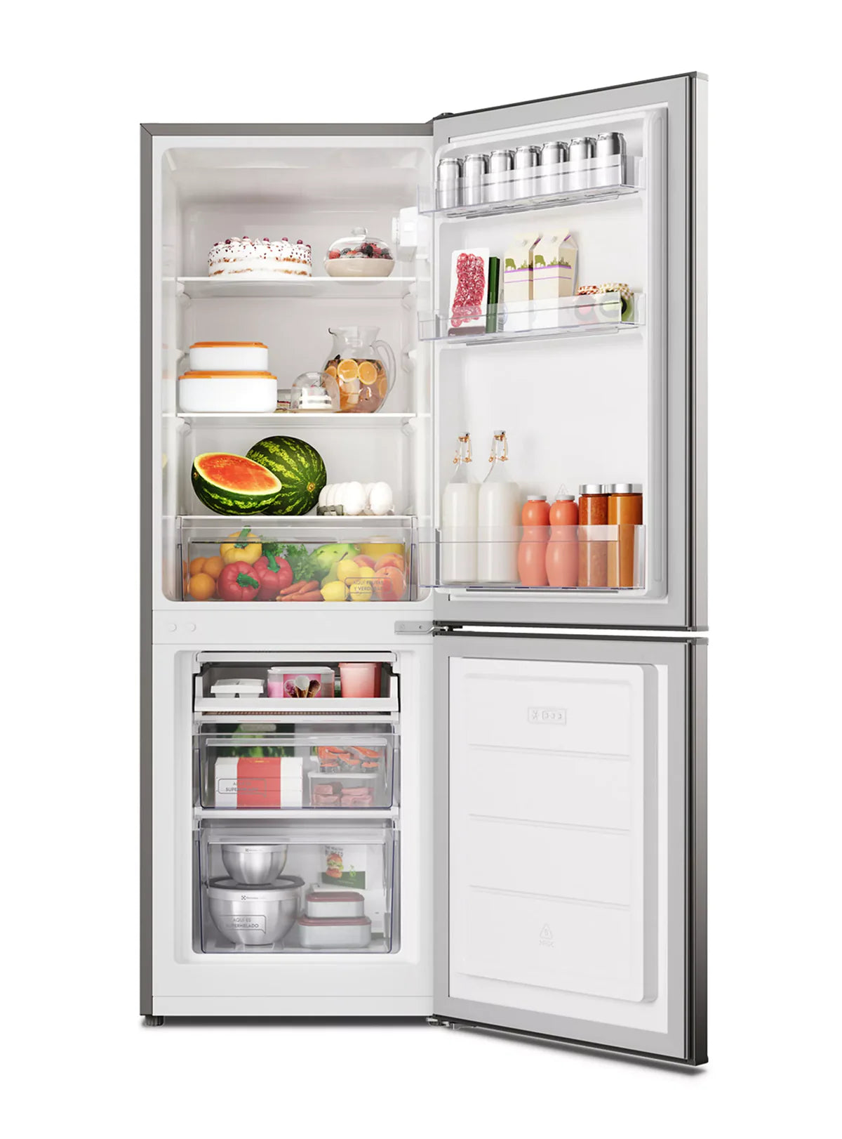 Refrigerador Mademsa MED165 Silver 173 Litros