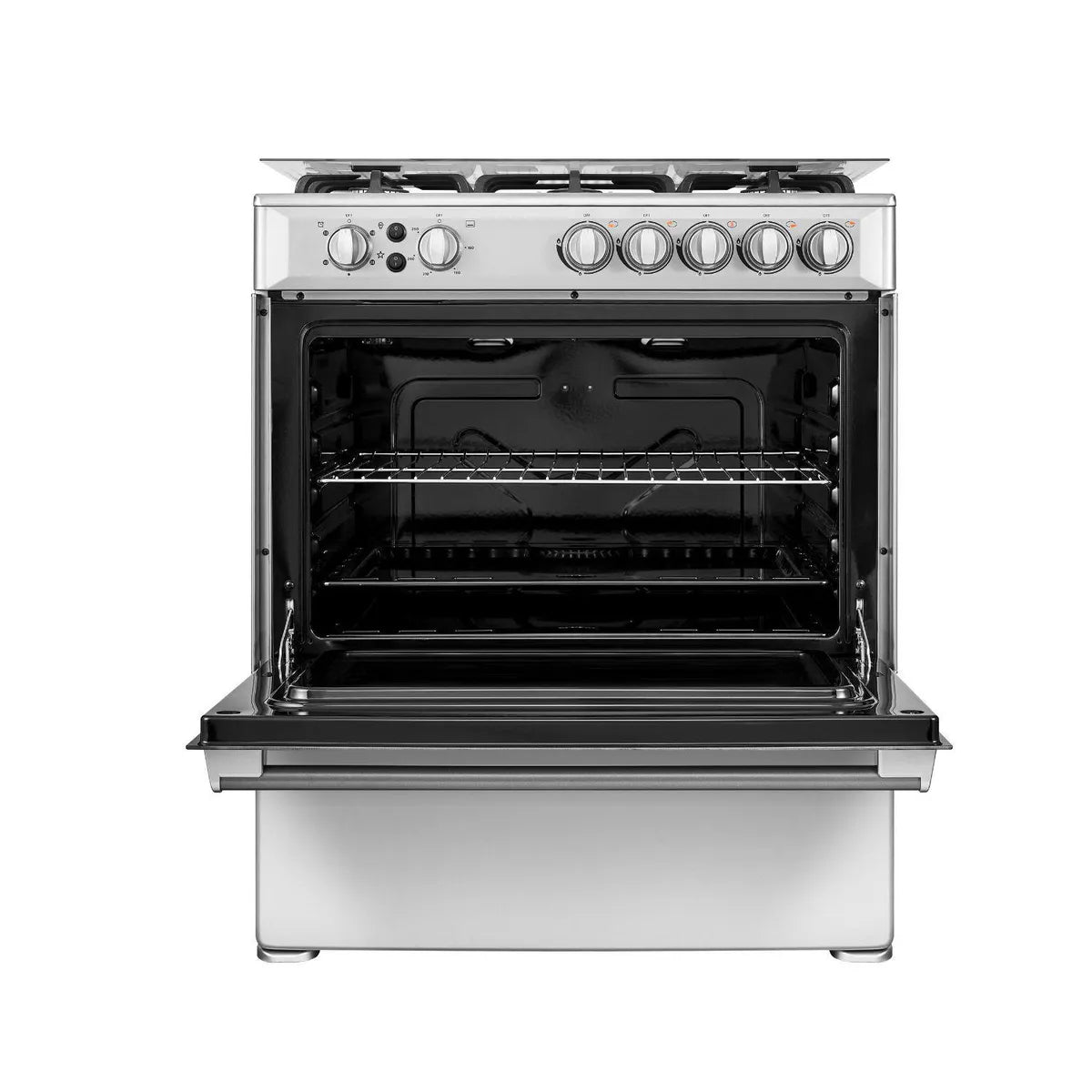 Cocina a Gas 5 Platos Midea MFO-MG30ACQSL Plateado