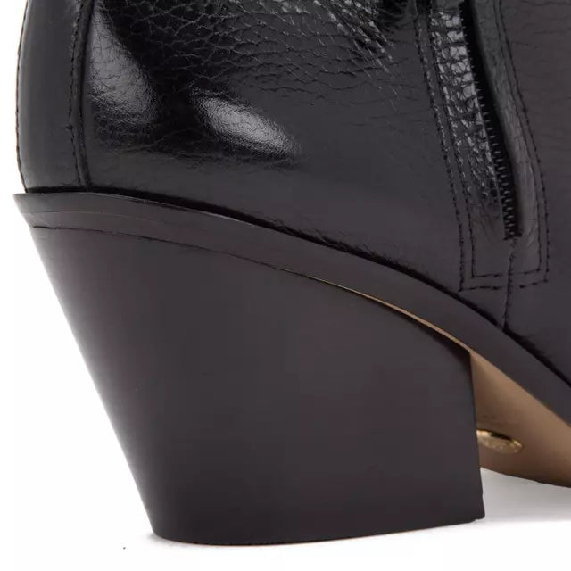 Botines  Con Taco Garcel Beve270  Floater Beverly Negro 39 Femenino