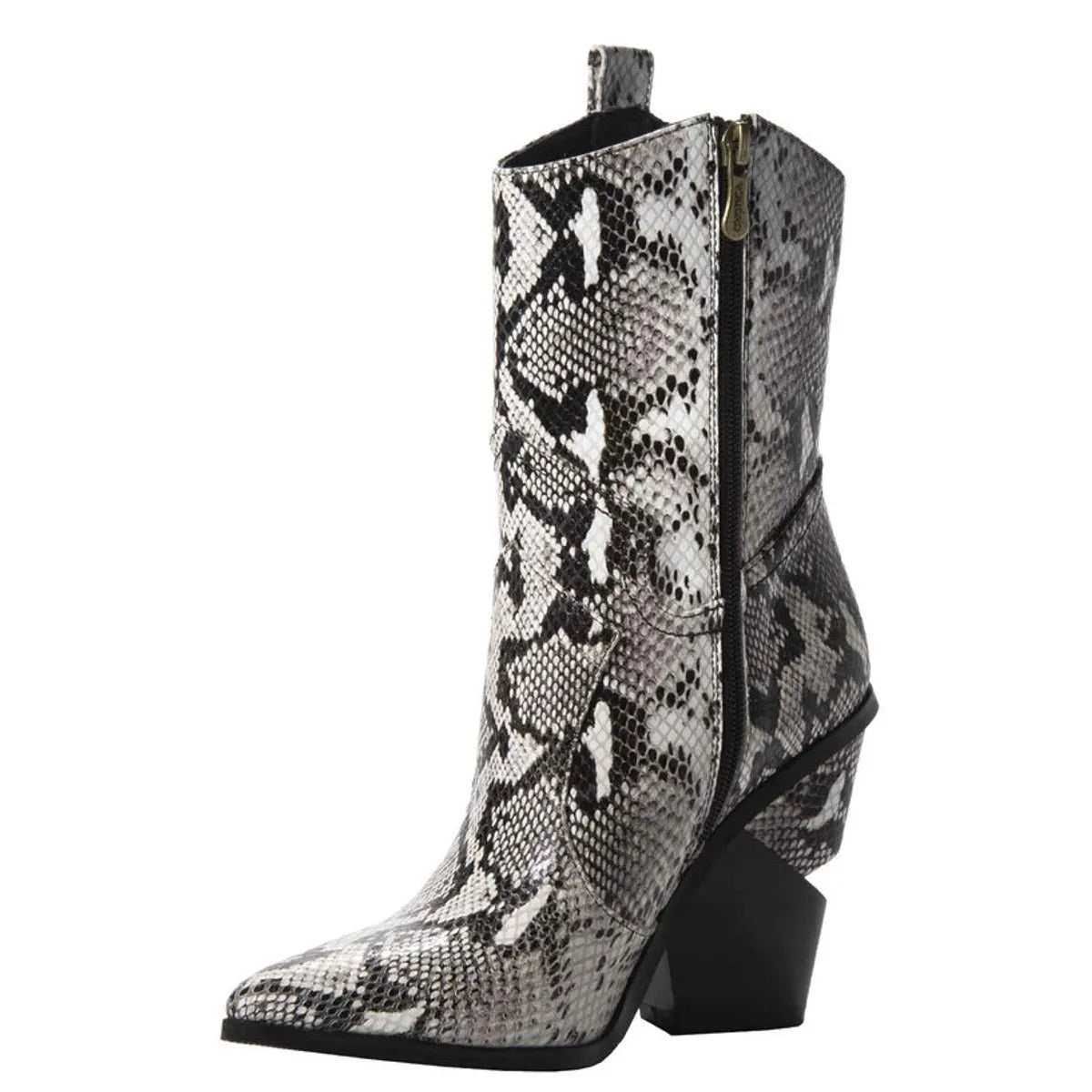 Bota Moscú Exótica – Blanco, Talla 38 EU / 36,5 CL, Mujer