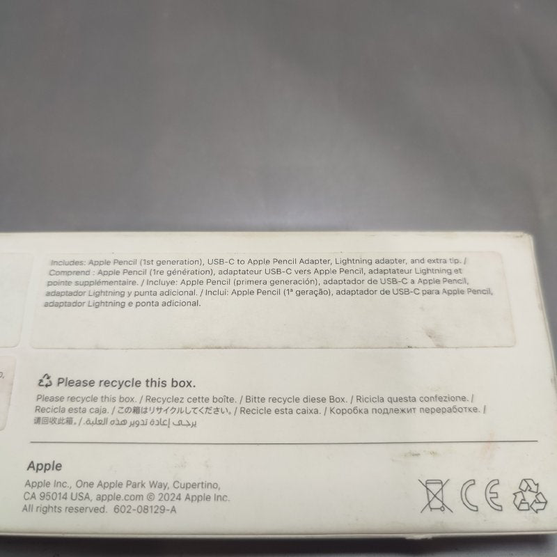 Pencil 1ra Generacion Apple A1603 Blanco