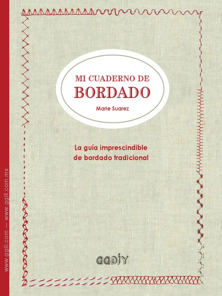 Libro Mi Cuaderno De Bordado Ggdiy Marie Suarez