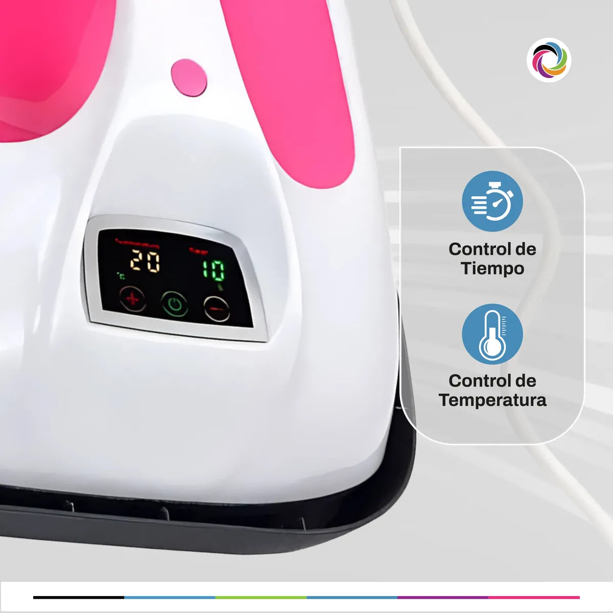 Plancha Portátil Estampadora Sublimadora Hoby Easypress 25x30 cm