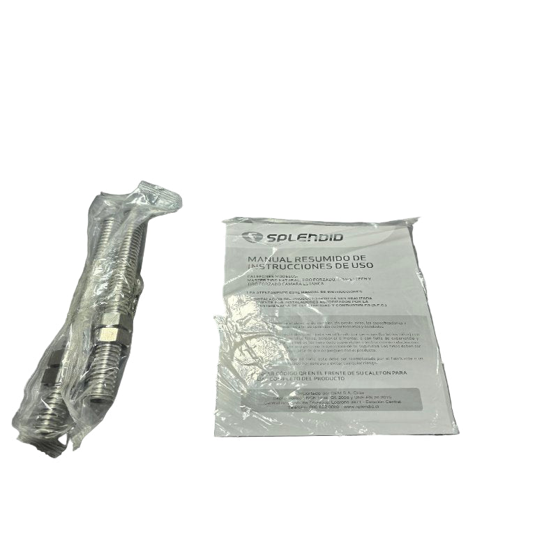 Calefón A Gas Natural Tiro Forzado Splendid Mvg Tfi 13 Blanco 13 Litros