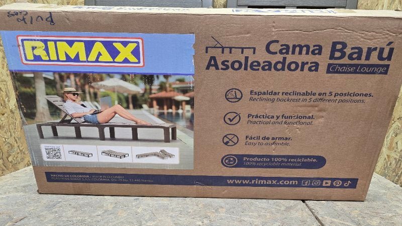 Cama Asoleadora Rimax Baru Mocca