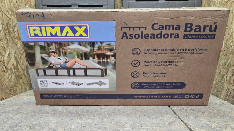 Cama Asoleadora Rimax Baru Mocca